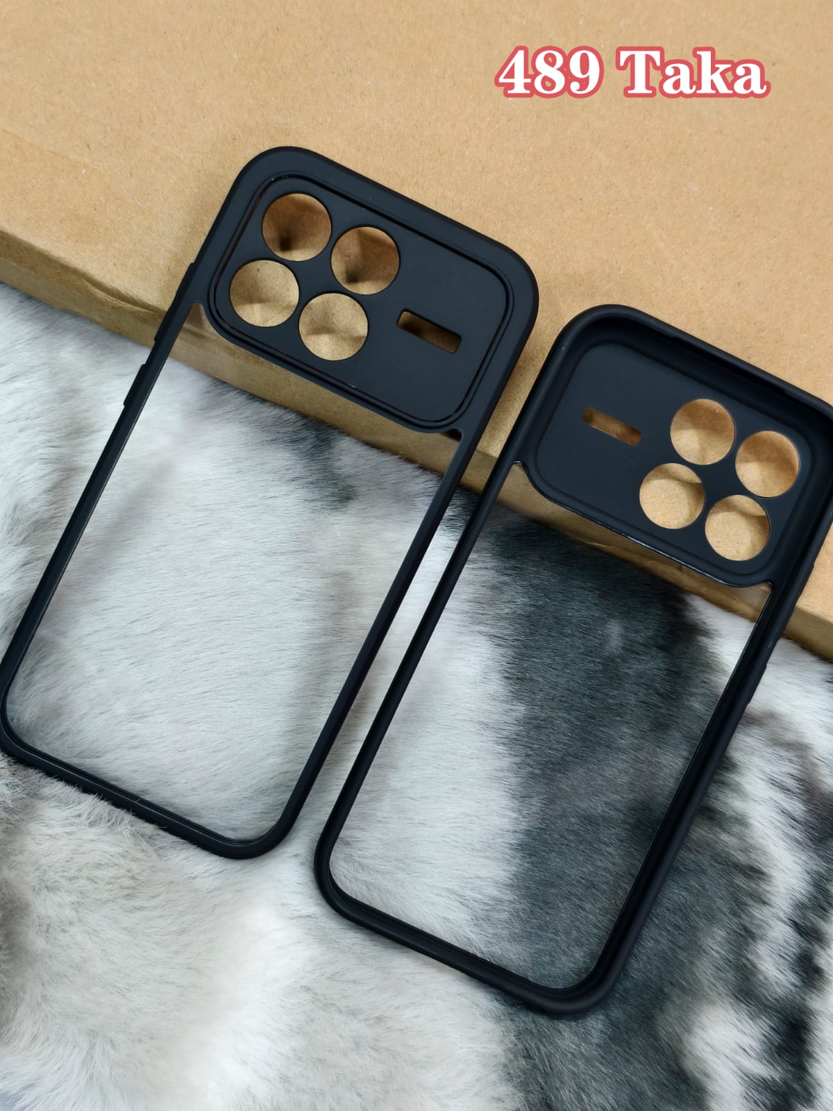 Redmi K90 Anti Yellow Transparent Case With Soft Silicon Camera Bump